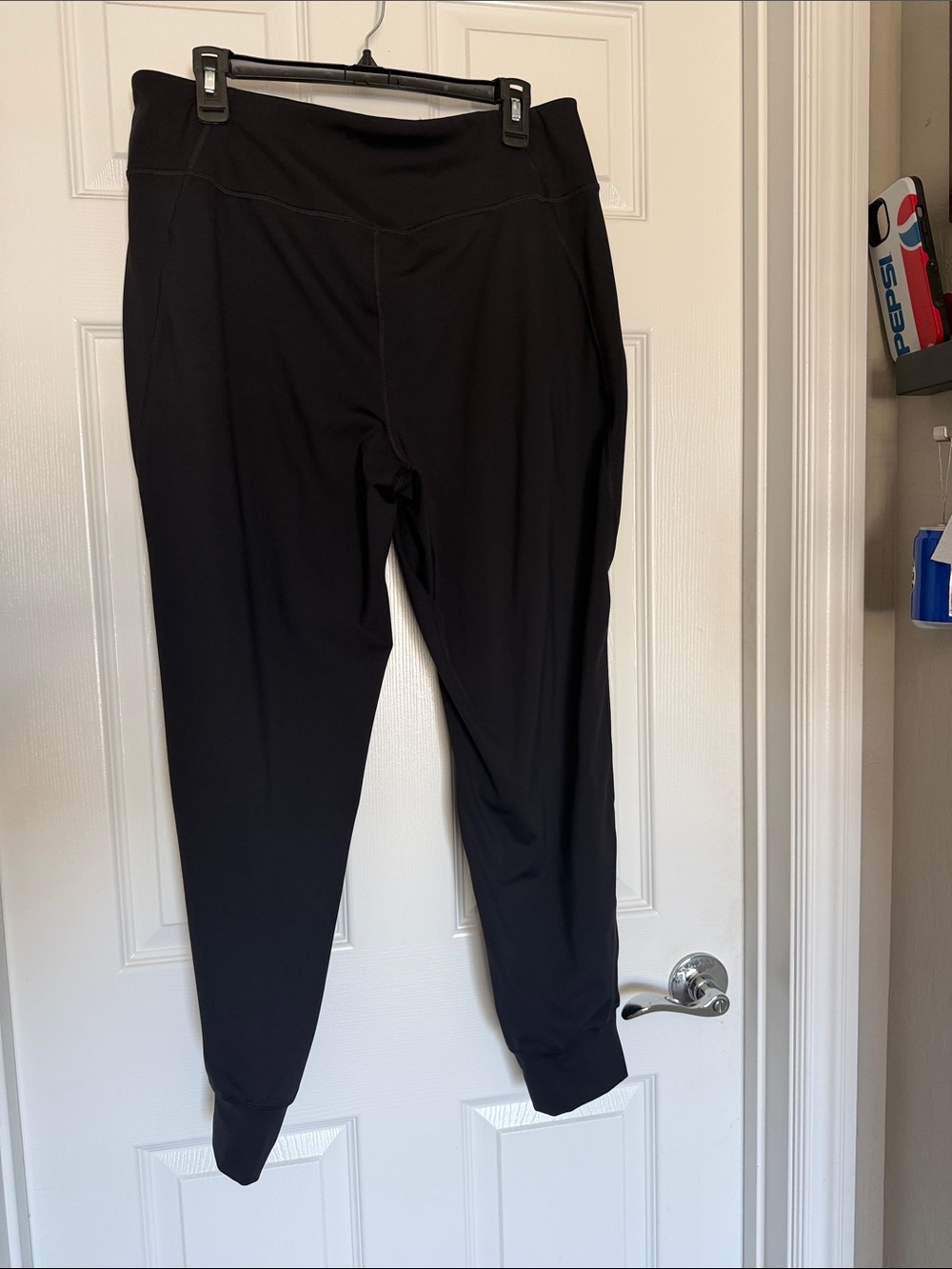 tek gear Black Women's Jogger Pants with Tapered Cuff - Picture 2 of 5